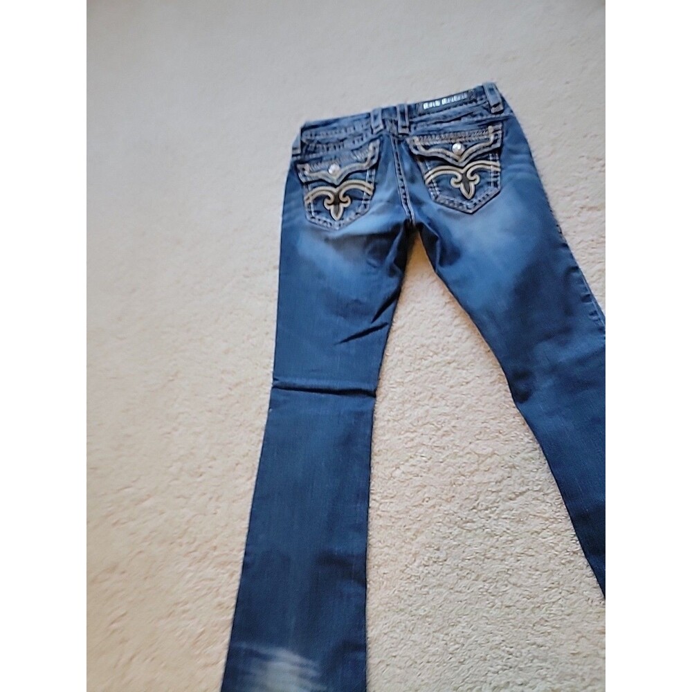Womens Rock Revival Anja Boot Cut Denim Jeans Size 26 - Picture 6 of 8